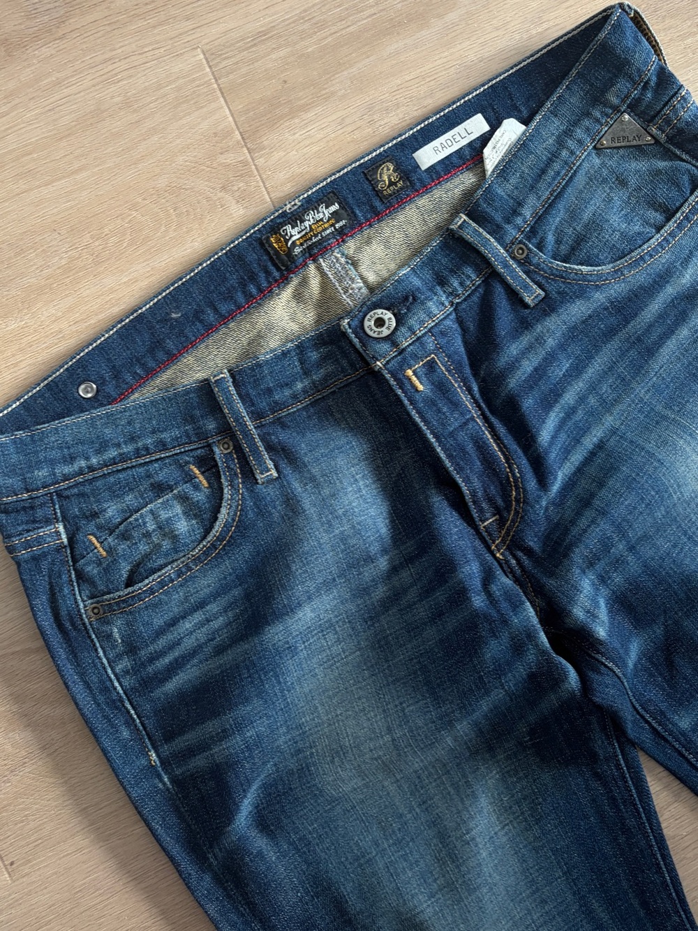 Replay Y2K Radell Low Rise Blue Faded Bootcut Jeans - Picture 2 of 9